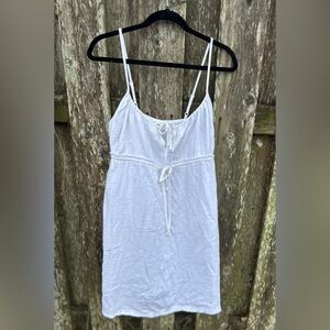 NWOT White Aerie Dress Womens Small Adjustable Waist Boho Summer Cottagecore
